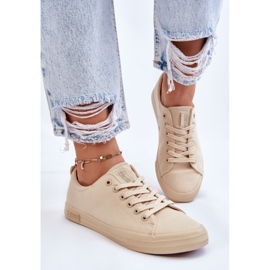 Zapatillas Mujer Smooth Low Big Star LL274061 Beige 5