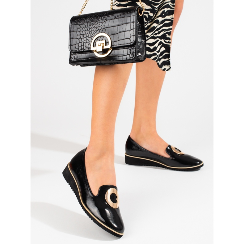 Mocasines Shelovet charol negro 1 Mocasines Shelovet charol negro 1