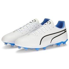 Puma King Pro Fg M 107099 01 zapatos de fútbol blanco blanco 2