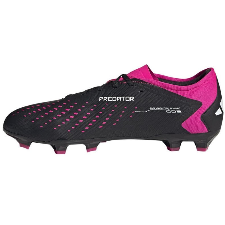 Adidas Predator Accuracy.3 L Fg M GW4602 zapatos de fútbol negro negro 1