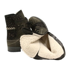 Botas cálidas de piel para mujer Maciejka Olive 03961-24 verde 6 Botas cálidas de piel para mujer Maciejka Olive 03961-24 verde 6