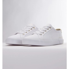 Tommy Hilfiger Lace Up Vulc Sneaker W FW0FW06957 Ybs blanco 1 Tommy Hilfiger Lace Up Vulc Sneaker W FW0FW06957 Ybs blanco 1