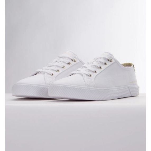 Tommy Hilfiger Lace Up Vulc Sneaker W FW0FW06957 Ybs blanco 1 Tommy Hilfiger Lace Up Vulc Sneaker W FW0FW06957 Ybs blanco 1