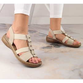 Sandalias mujer eVento 4940 beige 4