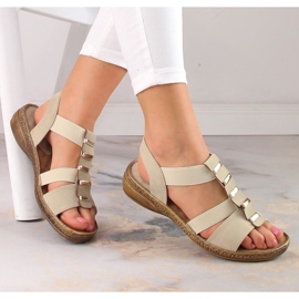 Sandalias mujer eVento 4940 beige 3