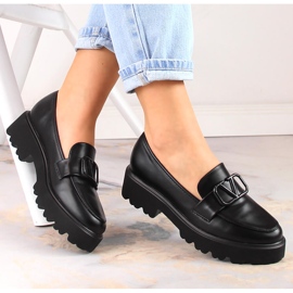 Zapatos mujer tacones y plataforma negros Vinceza 16380 4