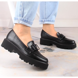 Zapatos mujer tacones y plataforma negros Vinceza 16380 5