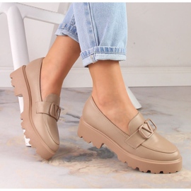 Zapatos de tacón y plataforma de mujer Vinceza 16380 beige 4