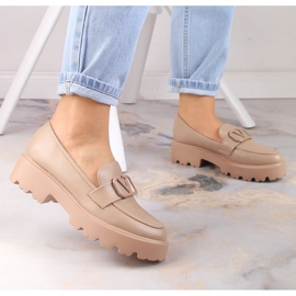 Zapatos de tacón y plataforma de mujer Vinceza 16380 beige 5