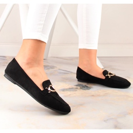 Mocasines mujer ante negro Vinceza 2227 6