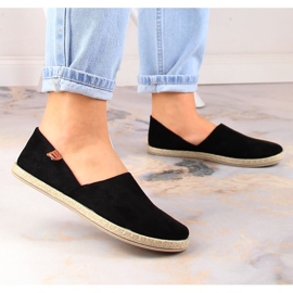 Alpargatas slip-on mujer negras Vinceza 34591 negro 5