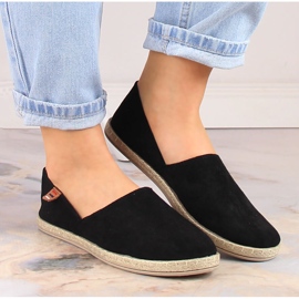 Alpargatas slip-on mujer negras Vinceza 34591 negro 6