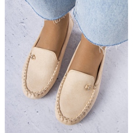 BM Mocasines beige con plantilla de piel de Verrill 2