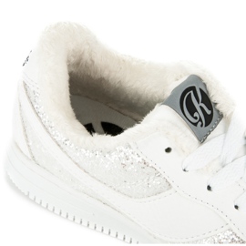 Kylie Zapatillas cálidas gris blanco 4
