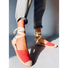 Alpargatas con cordones Romina Orange naranja 4