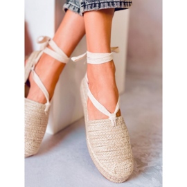 Sandalias Mujer Alpargatas Seila Beige 4
