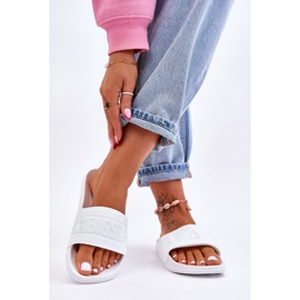 Pantuflas Big Star de moda para mujer LL274A159 Blanco 2 Pantuflas Big Star de moda para mujer LL274A159 Blanco 2