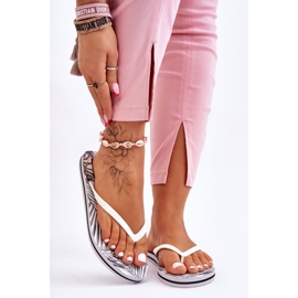 Chanclas de moda para mujer Big Star LL274818 White blanco 1 Chanclas de moda para mujer Big Star LL274818 White blanco 1