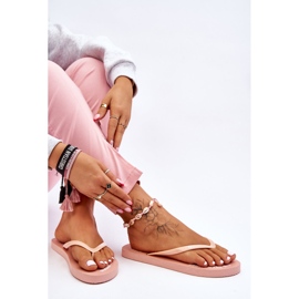 Chanclas Cómodas Big Star LL274802 Nude rosado 3