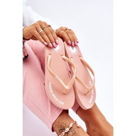 Chanclas Cómodas Big Star LL274802 Nude rosado 1