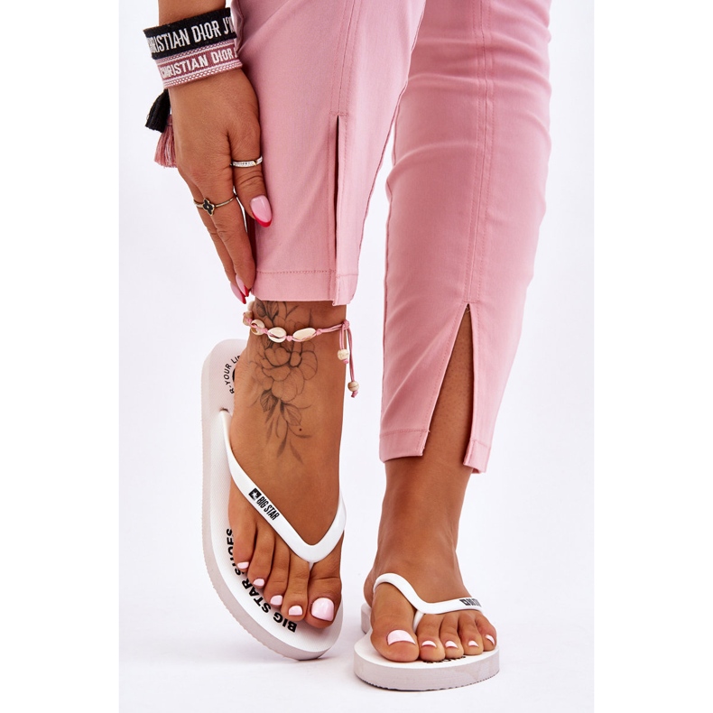 Chanclas Cómodas Big Star LL274795 Blanco 1