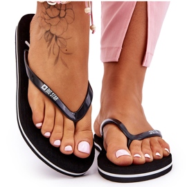 Chanclas ligeras para mujer Big Star LL274761 Black negro 8