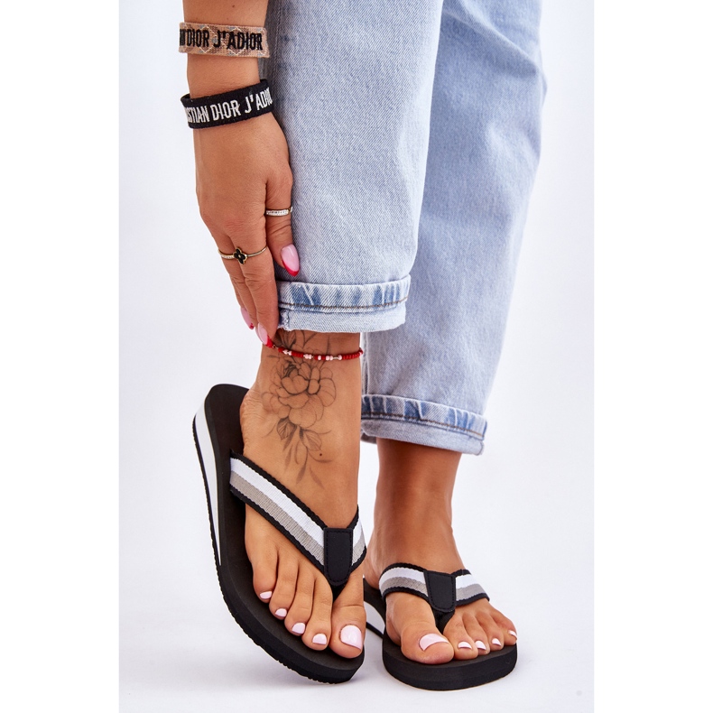Chanclas con plataforma Big Star para mujer LL274781 Negro 1 Chanclas con plataforma Big Star para mujer LL274781 Negro 1
