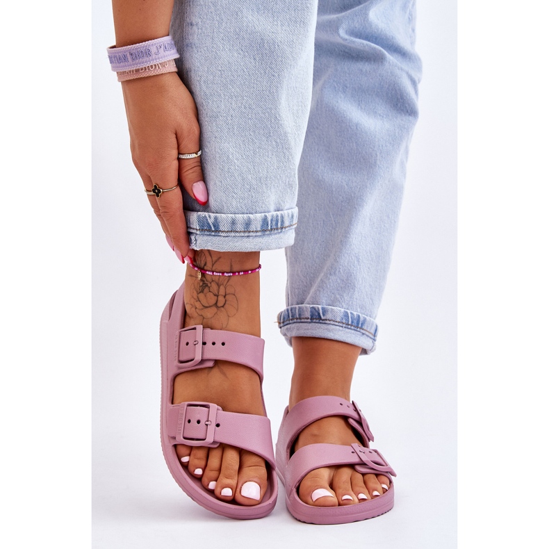 Sandalias Ligeras Mujer Big Star LL274744 Púrpura violeta 1