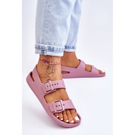 Sandalias Ligeras Mujer Big Star LL274744 Púrpura violeta 3