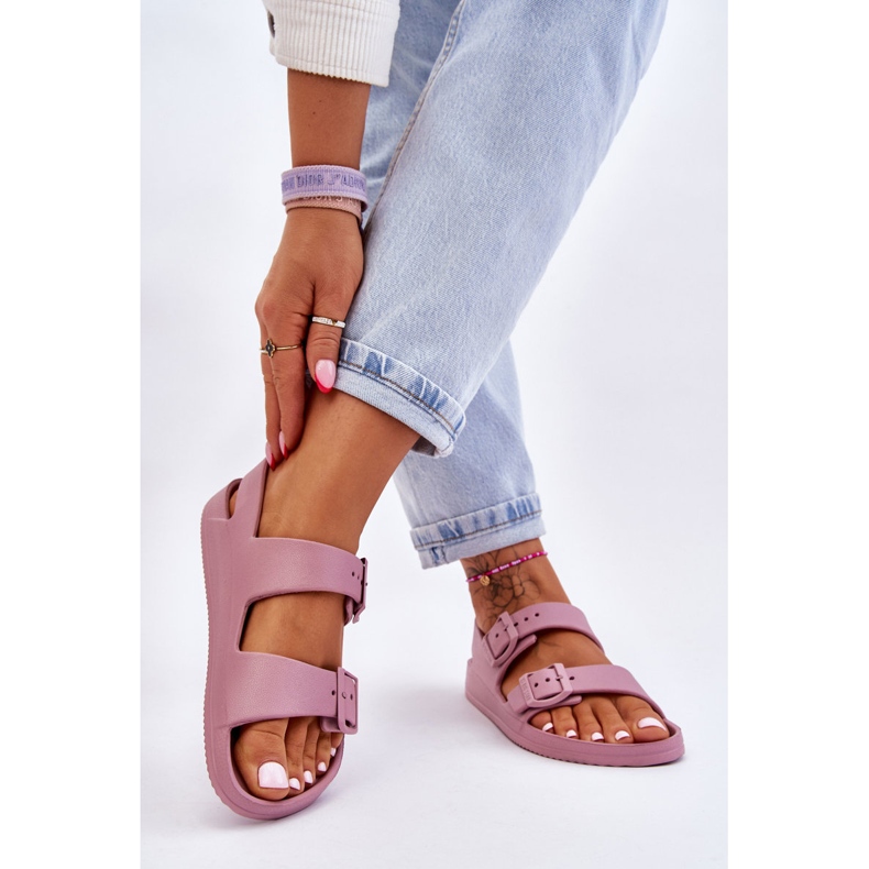 Sandalias Ligeras Mujer Big Star LL274744 Púrpura violeta 2