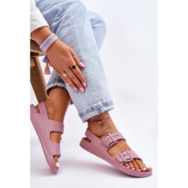 Sandalias Ligeras Mujer Big Star LL274744 Púrpura violeta 4