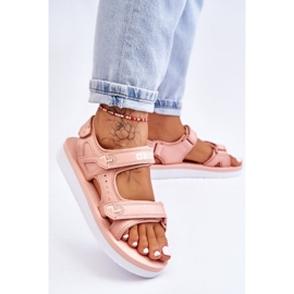 Sandalias Deportivas Mujer Plataforma Big Star LL274788 Rosa rosado 5