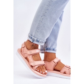 Sandalias Deportivas Mujer Plataforma Big Star LL274788 Rosa rosado 4