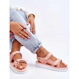 Sandalias Deportivas Mujer Plataforma Big Star LL274788 Rosa rosado 8