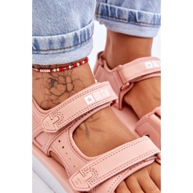 Sandalias Deportivas Mujer Plataforma Big Star LL274788 Rosa rosado 7