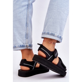Sandalias Velcro Mujer Big Star LL274784 Negro 7