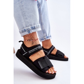 Sandalias Velcro Mujer Big Star LL274784 Negro 10
