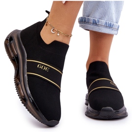 Zapatos deportivos sin cordones para mujer GOE LL2N4032 Negro 11