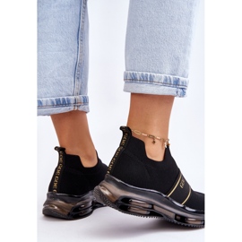 Zapatos deportivos sin cordones para mujer GOE LL2N4032 Negro 7