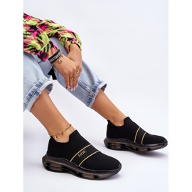 Zapatos deportivos sin cordones para mujer GOE LL2N4032 Negro 9