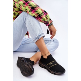 Zapatos deportivos sin cordones para mujer GOE LL2N4032 Negro 10