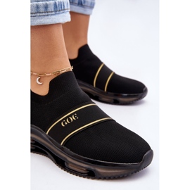 Zapatos deportivos sin cordones para mujer GOE LL2N4032 Negro 6