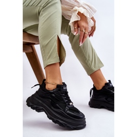 Zapatos Deportivos En Una Plataforma Masiva GOE LL2N4030 Negro 9