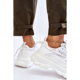 Zapatos Deportivos En Una Plataforma Masiva GOE LL2N4029 Blanco 5