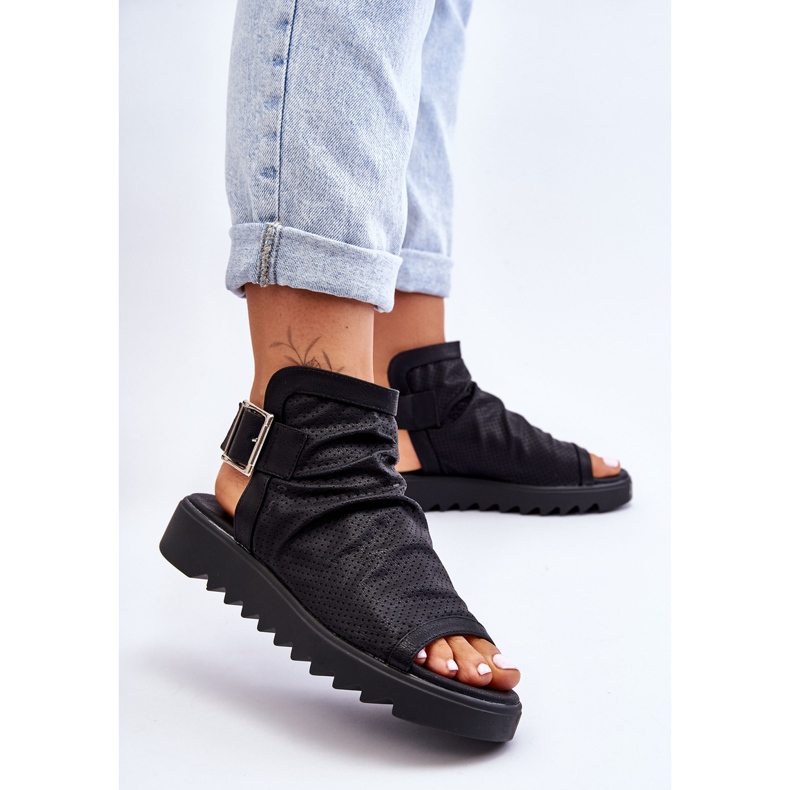 BM Sandalias Botines Mujer Adonis Negro 1