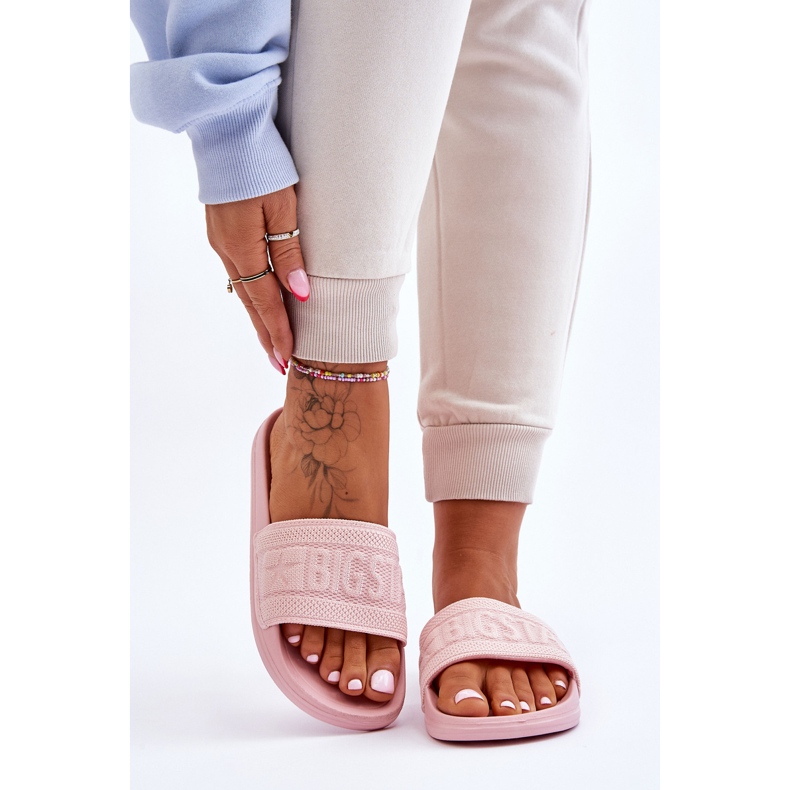 Pantuflas Big Star para Mujer LL274A157 Rosa Claro rosado 1