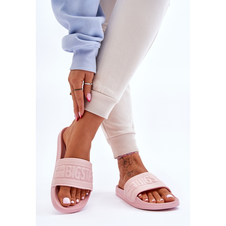 Pantuflas Big Star para Mujer LL274A157 Rosa Claro rosado 2