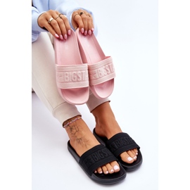 Pantuflas Big Star de moda para mujer LL274A158 Negro 5