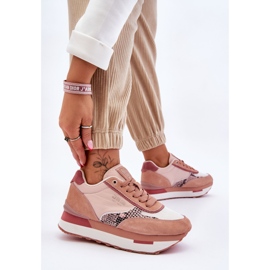 Zapatillas de deporte de moda Sistema de espuma de memoria Big Star LL274366 Rosa rosado 3