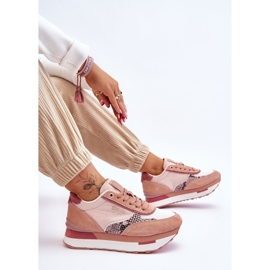Zapatillas de deporte de moda Sistema de espuma de memoria Big Star LL274366 Rosa rosado 9